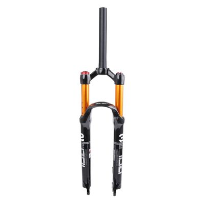 LYYCX Magnesium Alloy Suspension Fork 26/27.5/29 Inch, 1-1/8" Travel: 120mm Bike Front Fork (Color : Straight-Manual Lockout, Size : 26 inch)