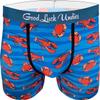 Good Luck Undies Men's Crabs & Lobsters Boxer Brief Underwear, XX Large view 1