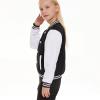 jeecoin Kids Baseball Jackets Girls Boys Varsity Jackets Casual Lightweight Sports Bomber Jacket School Jackets view 2
