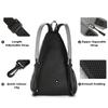 A11N SPORTS Pickleball Bag, Reversible Crossbody Sling Bag/Backpack for Women Men, Charcoal view 4
