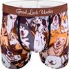 Good Luck Undies Men's Social Dogs Boxer Brief Underwear, XX Large view 1