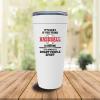 Baseball White Edition Viking Tumbler 20oz - Think Baseball Is Boring - Throw Coach Sport Lover Home Run Sportmen Center Catcher Boyfriend Outdoor Activity Baserunning Coach view 2