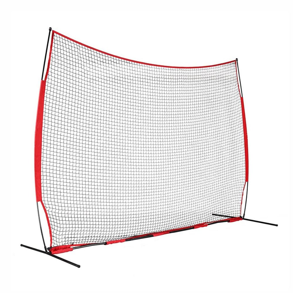 Rebound Net, 12X 9Ft Portable Training Screen Pitching Net and Rebounder, Practice Net Systems for Baseball, Softball, Lacrosse, Golf