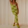 2022 Bodycon Dresses for Women Summer Knit Hollow Out Sexy Night Out Midi Maxi Dress Sleeveless Long Cut Out Dress view 3