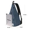 A11N SPORTS Pickleball Bag, Reversible Crossbody Sling Bag/Backpack for Women Men, Navy view 2