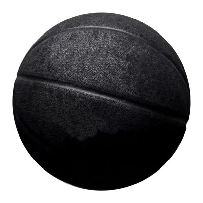 Size 7 Nubuck Suede Basketball, Moisture Absorbing, Abrasion Resistant and Non-Slip for Indoor and Outdoor Training and Competition,Black