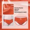Agoky Men's Stretch Underwear Support Briefs with Drawstring Swim Bikini Hip Briefs Type B Orange X-Large view 3