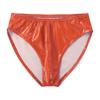Agoky Men's Stretch Underwear Support Briefs with Drawstring Swim Bikini Hip Briefs Type B Orange X-Large view 4