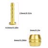 14 PCS BH59 Brake Olive and Barb - Brake brass olive and Connecting Insert kit for Shimano Mountain Bike Bicycle BH59 Avid Sram Bike Hydraulic Disc Brake Hose BH59/BH90 view 3
