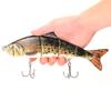 SENYUBBY 10in Multi Jointed Swimbait Fishing Lures Bait,4 Segment Big Giant Sinking Fishing Bass Lures,Crankbaits Swimbaits with Treble Hook view 1