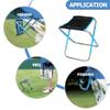 BESPORTBLE Foldable Stool Compact Design Beach Accessory Camping Furniture Multi-Functional view 4