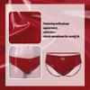 Agoky Men's Stretch Underwear Support Briefs with Drawstring Swim Bikini Hip Briefs Type B Red Medium view 3