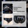 Agoky Men's Stretch Underwear Support Briefs with Drawstring Swim Bikini Hip Briefs Type B Black B 3X-Large view 4