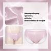 Agoky Men's Stretch Underwear Support Briefs with Drawstring Swim Bikini Hip Briefs Type B Pink 4X-Large view 3