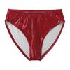 Agoky Men's Stretch Underwear Support Briefs with Drawstring Swim Bikini Hip Briefs Type B Red Large view 4
