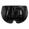 Agoky Men's Stretch Underwear Support Briefs with Drawstring Swim Bikini Hip Briefs Type B Black A Medium view 2