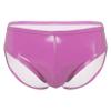 Agoky Men's Stretch Underwear Support Briefs with Drawstring Swim Bikini Hip Briefs Type B Hot Pink Large view 1