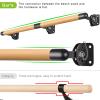 Dolibest Space Saver, 6 ft Ballet Barre, Wall Mounted Traditional Wood Ballet Barre System Stretch/Dance for Home Barre Workout Equipment, Height Adjustable, for Kids and Adults view 2