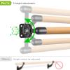 Dolibest Space Saver, 6 ft Ballet Barre, Wall Mounted Traditional Wood Ballet Barre System Stretch/Dance for Home Barre Workout Equipment, Height Adjustable, for Kids and Adults view 3