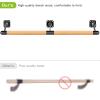 Dolibest Space Saver, 6 ft Ballet Barre, Wall Mounted Traditional Wood Ballet Barre System Stretch/Dance for Home Barre Workout Equipment, Height Adjustable, for Kids and Adults view 4