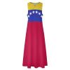 Summer Dresses for Women 2022 Venezuela Flag Print Casual Loose Beach Dresses 2XL view 4