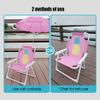 Kids Camping Chair Portable Kids Beach Chair with Sun Protection Umbrella, Outdoor Folding Chair Camping Chair, Multifunctional Child Seat view 4
