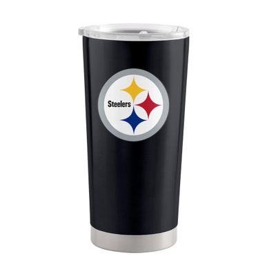 Logo Brands 625-S20T-1: Pittsburgh Steelers 20oz Gameday Stainless Steel Tumbler
