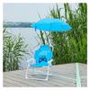 Kids Camping Chair Outdoor Children's Folding Chair, Beach Chair Camping Chair for Kids with Sun Protection Umbrella, Suitable for Parent-Child Travel Park Picnic (Color : Style1) view 1