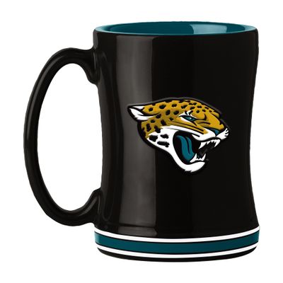 Logo Brands 615-C14RM: Jacksonville Jaguars 14oz Relief Mug