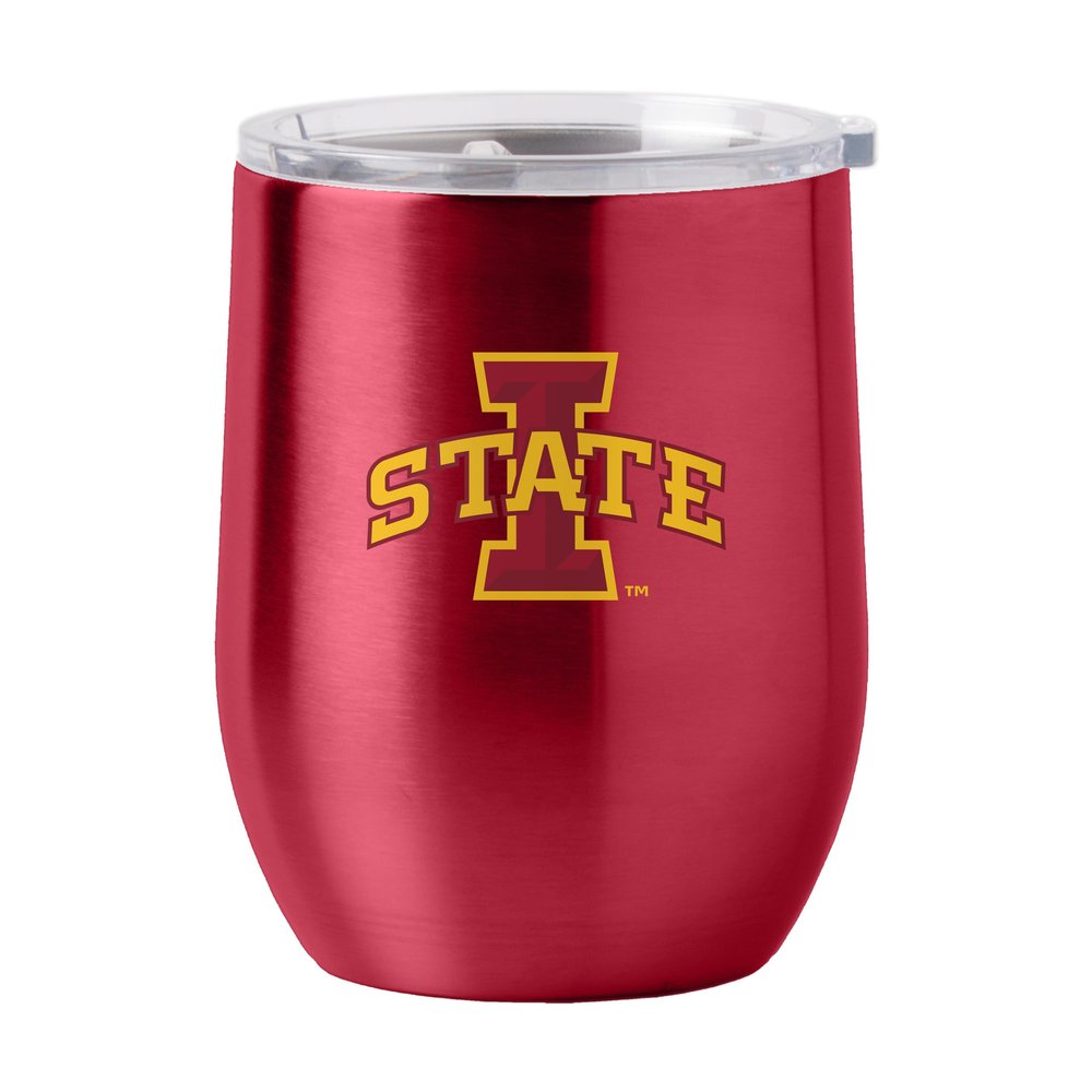 logobrands IA State 16oz Gameday Stainless Curved Beverage