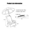 Kids Camping Chair Outdoor Children's Folding Chair, Beach Chair Camping Chair for Kids with Sun Protection Umbrella, Suitable for Parent-Child Travel Park Picnic (Color : Style2) view 2