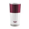 Logo Brands NCAA Mississippi State Bulldogs - 20oz Colorblock Stainless Steel Tumbler, Double-Wall Insulated, Slider Lid view 2