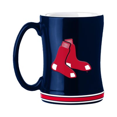 Logo Brands 505-C14RM: Boston Red Sox 14oz Relief Mug