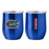 Logo Brands NCAA Florida Gators 16oz Gameday Stainless Curved Beverage Tumbler - Double-Wall Insulation, Non-Slip Silicone Base, Keeps Drinks Hot or Cold view 1