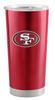 Logo Brands 627-S20T-1: San Francisco 49ers 20oz Gameday Stainless Steel Tumbler view 1