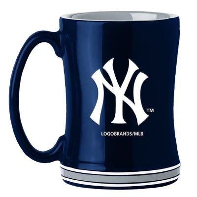 Logo Brands 520-C14RM: New York Yankees 14oz Relief Mug