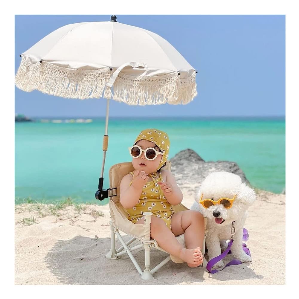 Kids Camping Chair Kids Beach Chair with Sun Protection Umbrella, Outdoor Camping Chair Dining Chair, 2 Sizes (Size : 31x31x39cm)