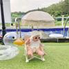 Kids Camping Chair Kids Beach Chair with Sun Protection Umbrella, Outdoor Camping Chair Dining Chair, 2 Sizes (Size : 31x31x39cm) view 3