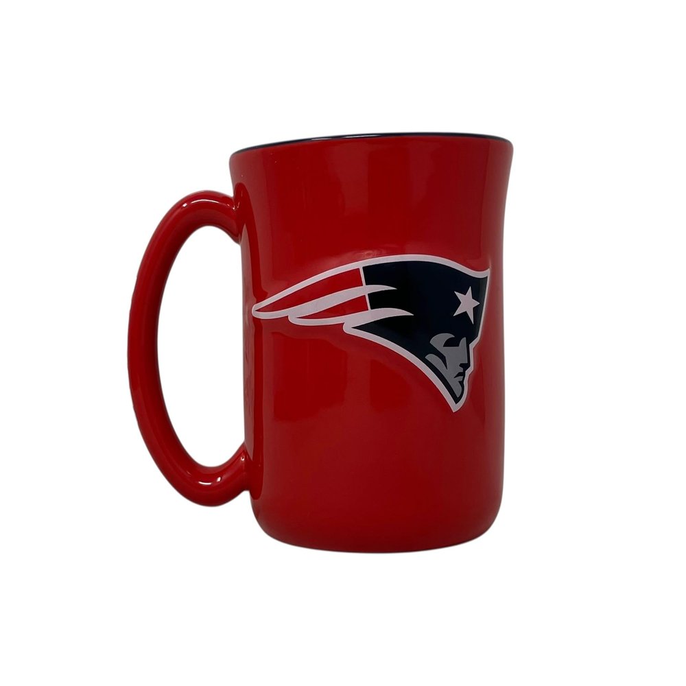 logobrands 619-C15CAM: New England Patriots 15oz Cafe Mug