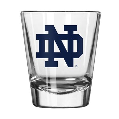 Logo Brands NCAA Notre Dame Fighting Irish Gameday Classic 2 oz Shot Glass  Weighted Base | Bareware for Tailgates, Home Bars & Celebrations | Great Gift for Alumni & Fans