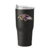 Logo Brands 603-S30PT-34: Baltimore Ravens 30oz Flipside Powder Coat Tumbler view 1