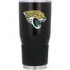 Logo Brands 615-S30T-1: Jacksonville Jaguars 30oz Black Full Color Gameday Stainless Tumbler view 1