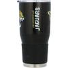 Logo Brands 615-S30T-1: Jacksonville Jaguars 30oz Black Full Color Gameday Stainless Tumbler view 2