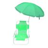 Kids Camping Chair Kids Outdoor Folding Chair Beach Chair Camping Chair, Ultralight Portable Chair with Sun Protection Umbrella, Green view 1