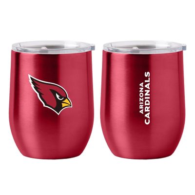 Logo Brands 601-S16CB-1: Arizona Cardinals Gameday 16oz Stainless Curved Beverage