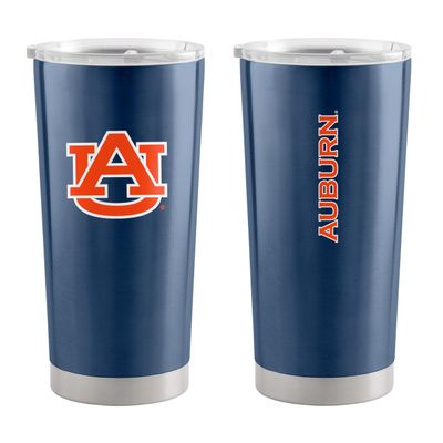 Logo Brands NCAA Auburn Tigers - 20oz Stainless Steel Tumbler, Double-Wall Insulated, Slider Lid