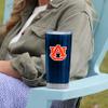 Logo Brands NCAA Auburn Tigers - 20oz Stainless Steel Tumbler, Double-Wall Insulated, Slider Lid view 2