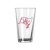 Logo Brands 630-G16P-1: Tampa Bay Buccaneers 16oz Gameday Pint Glass view 1