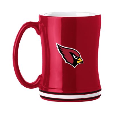 Logo Brands 601-C14RM: Arizona Cardinals 14oz Relief Mug