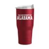 Logo Brands NCAA Alabama Crimson Tide 30oz Flipside Powder Coat Stainless Steel Tumbler - Insulated, Keeps Drinks Hot/Cold for Hours, High Lip Slider Lid view 2